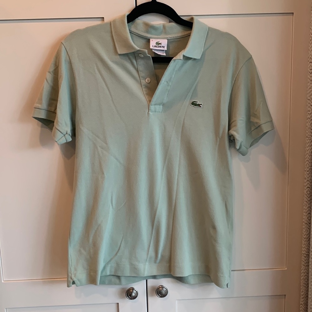 Men’s Lacoste Green short sleeved polo